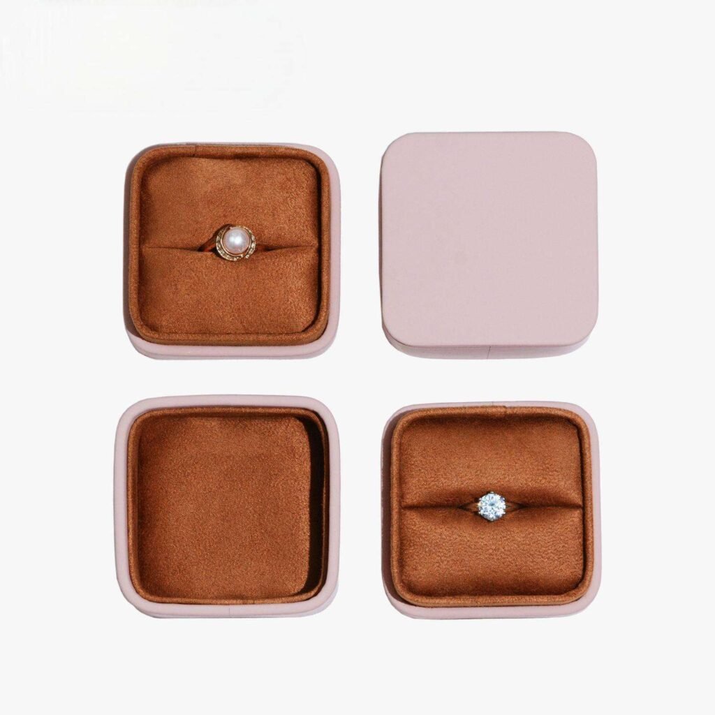Custom Ring Necklace Bracelet Earring Jewellery Presentation Box For Ladies