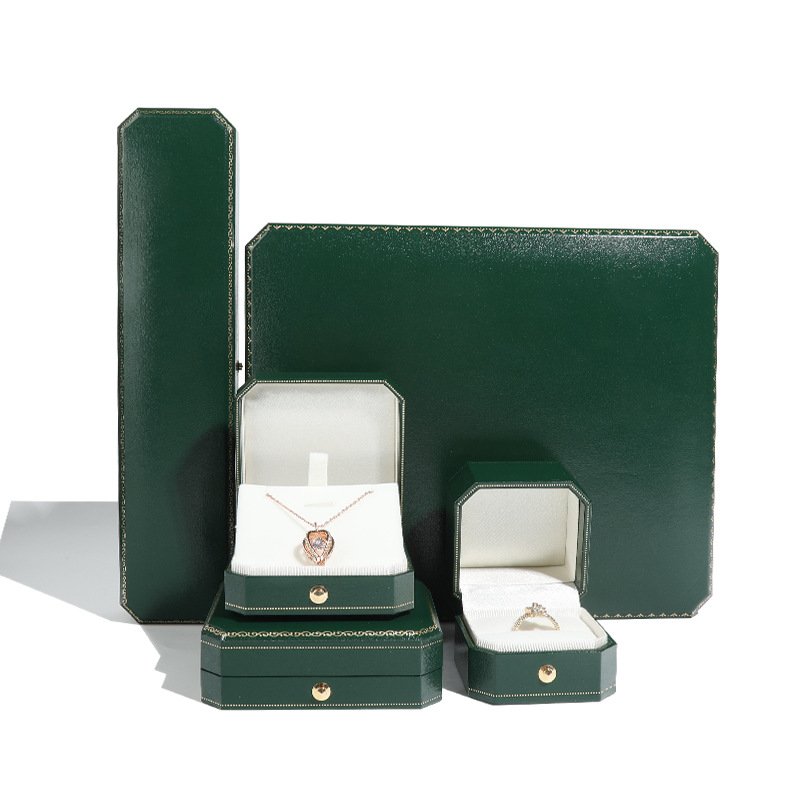 Personalized Custom Leather Hinge Jewelry Box