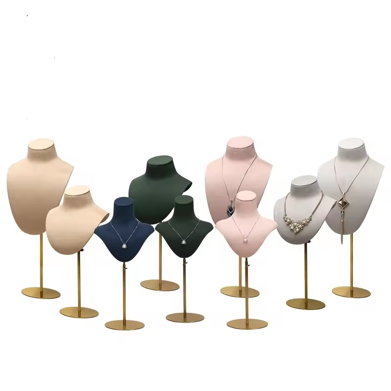 Custom Boutique Necklace Busts Jewelry Display Ideas For RetailCustom Boutique Necklace Busts Jewelry Display Ideas For Retail