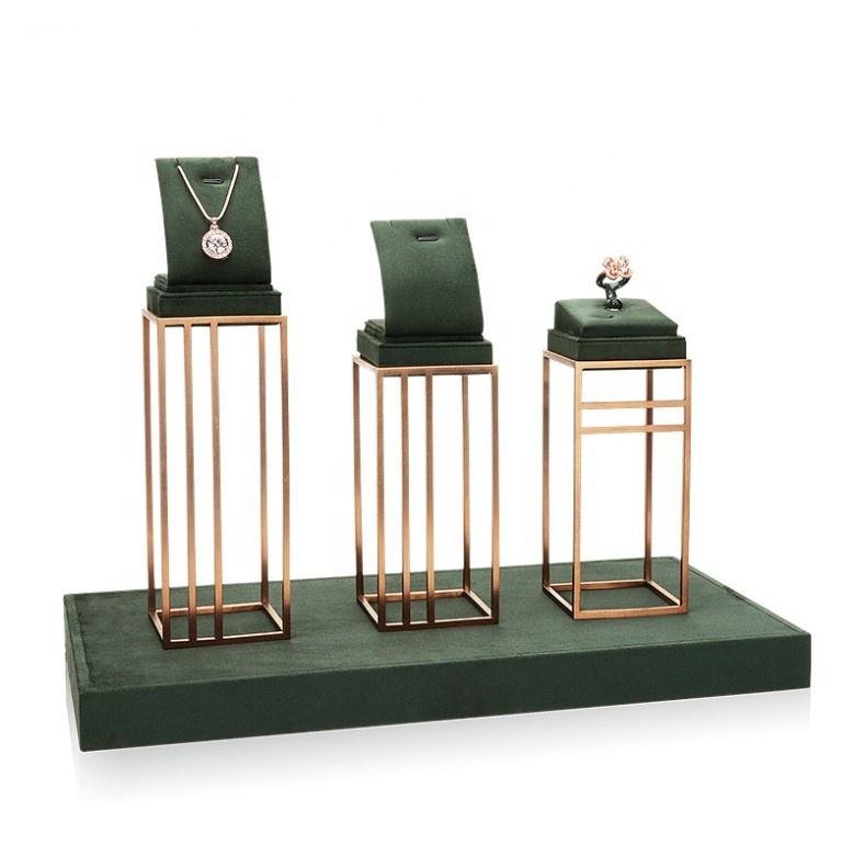 Retail Velvet Jewelry Display Ring Earring Bracelet Necklace Stand