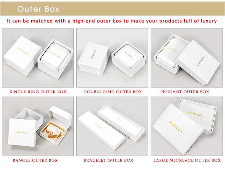 Custom Ring Necklace Bracelet Earring Jewellery Presentation Box For Ladies