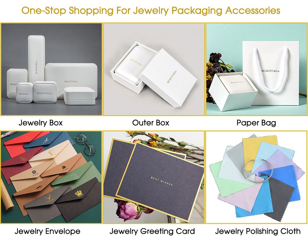 Custom Ring Necklace Bracelet Earring Jewellery Presentation Box For Ladies