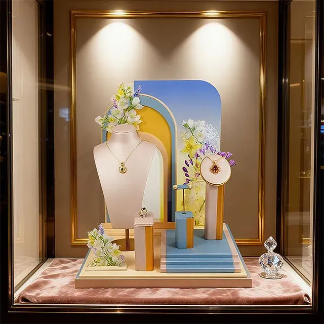 Aesthetic Necklace Jewelry Display Bust Stand