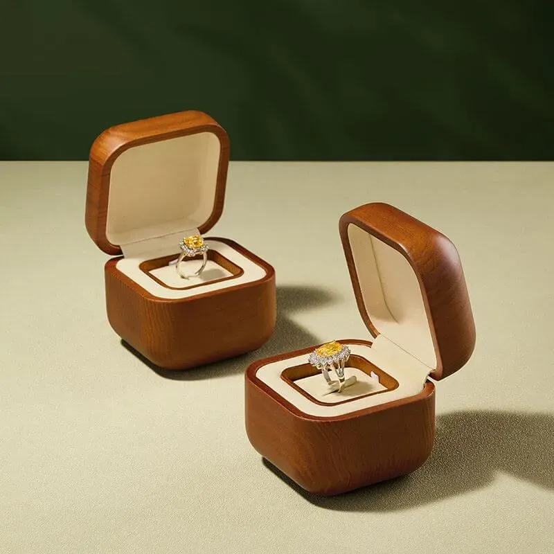 Fancy Double Ring Box The Silver Jewlery Box Ladies