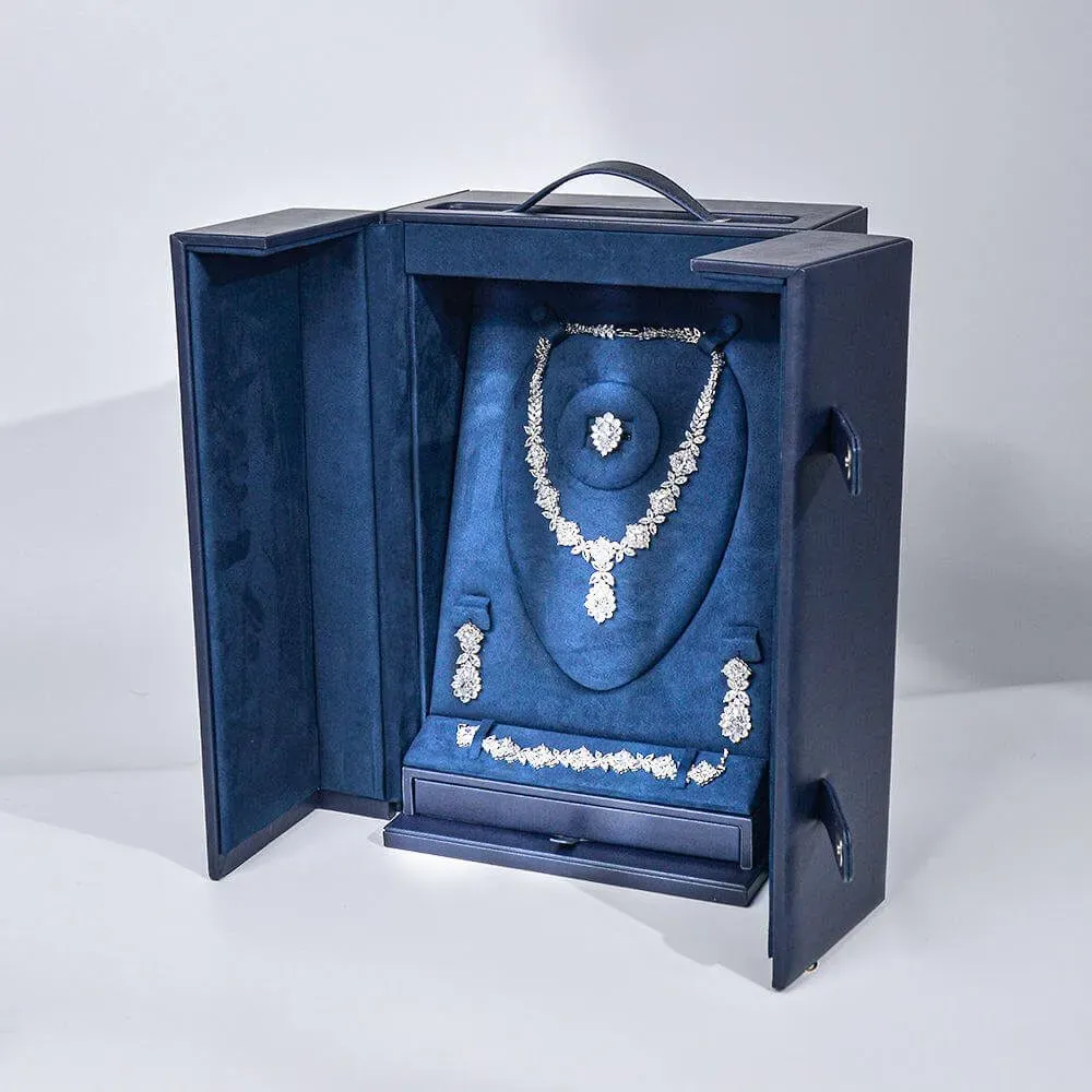 Chinese Retail Wood Leather Jewelry Boxjewelry Display