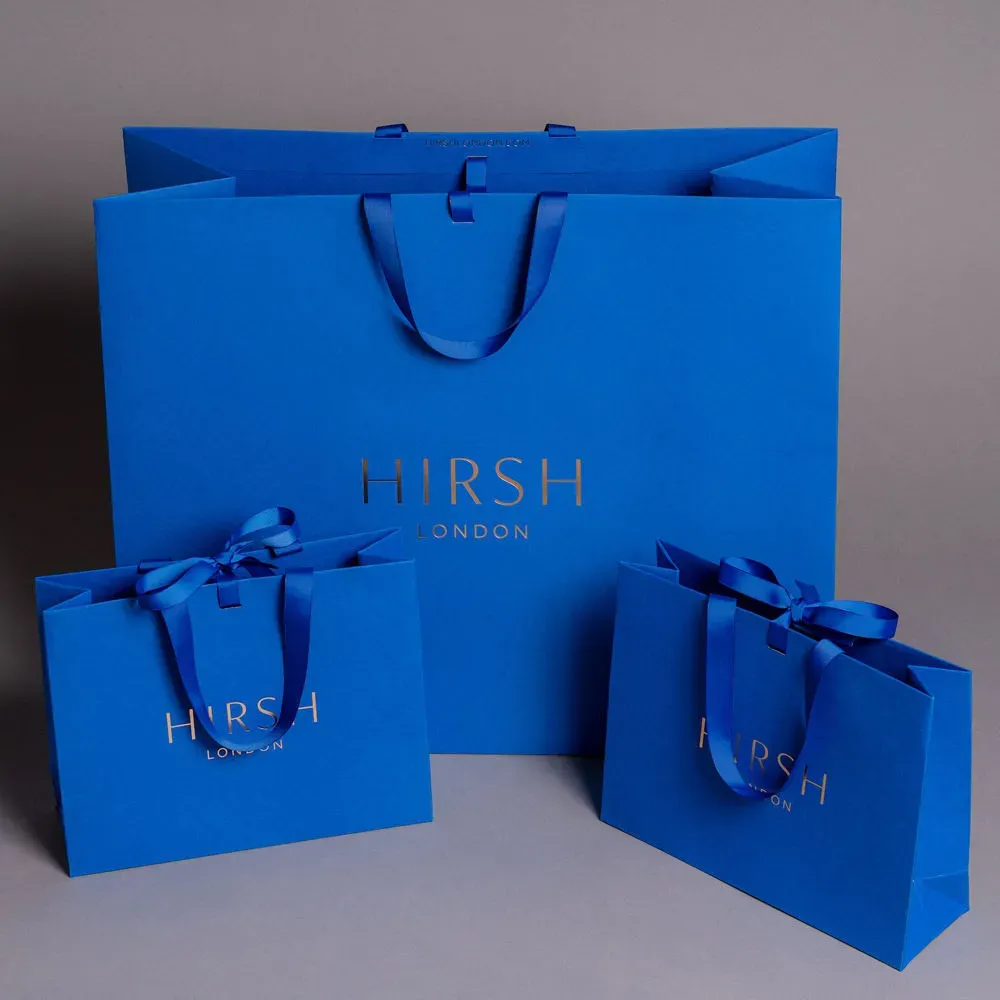 Customized Matte Wrapping Paper Bag With Handles