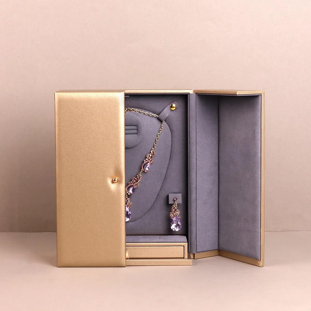 Large Standing Jewelry Box Organizer Storage Box