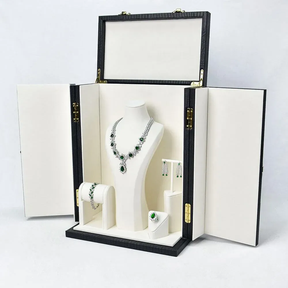 Luxury Countertop Jewelry Display Cases Jewelry Boxes With Locking