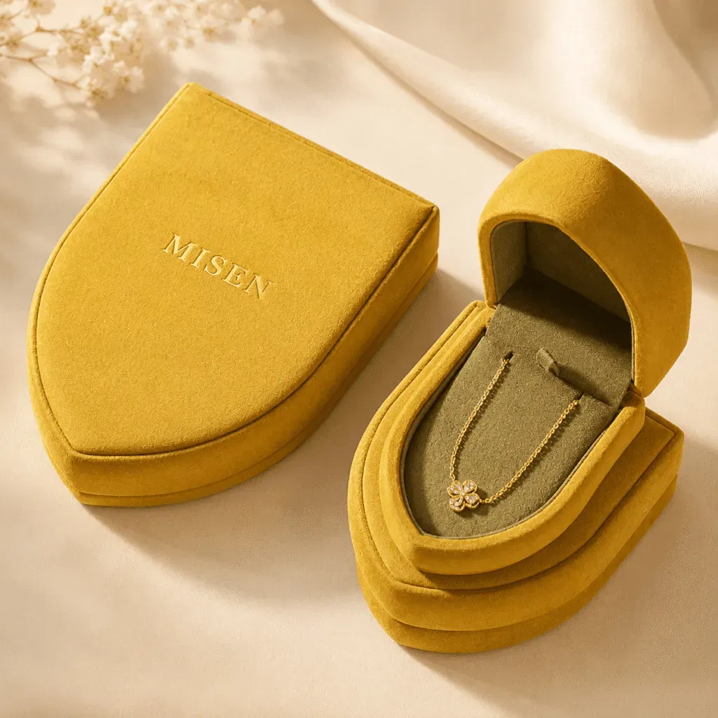 Custom Hinges Jewlery Box Black Jewlery Box