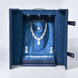 Chinese Retail Wood Leather Jewelry Boxjewelry Display