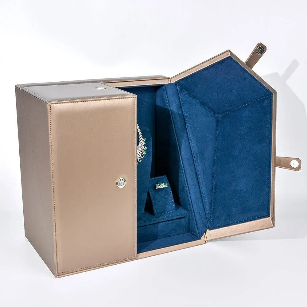 Large Necklace Bust Display Case Jewelry Boxes Armoires