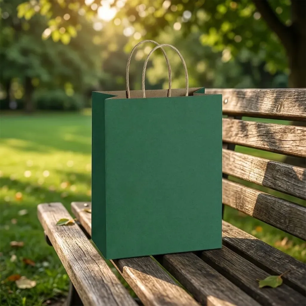 Custom Printing Kraft Paper Bag Gift Shopping Bags