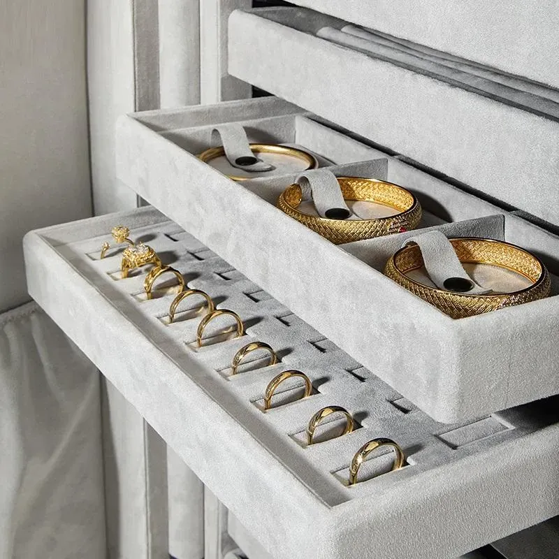 Best Jewellery Travel Case Diamond Earring Box Jewelry Safe Box For Home