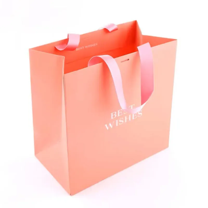 Printed Black Carry Paper Bag With Eye Holes