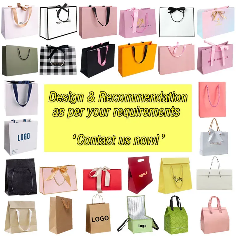 Costume Textured Jewellery Paper Bag With Ribbon
