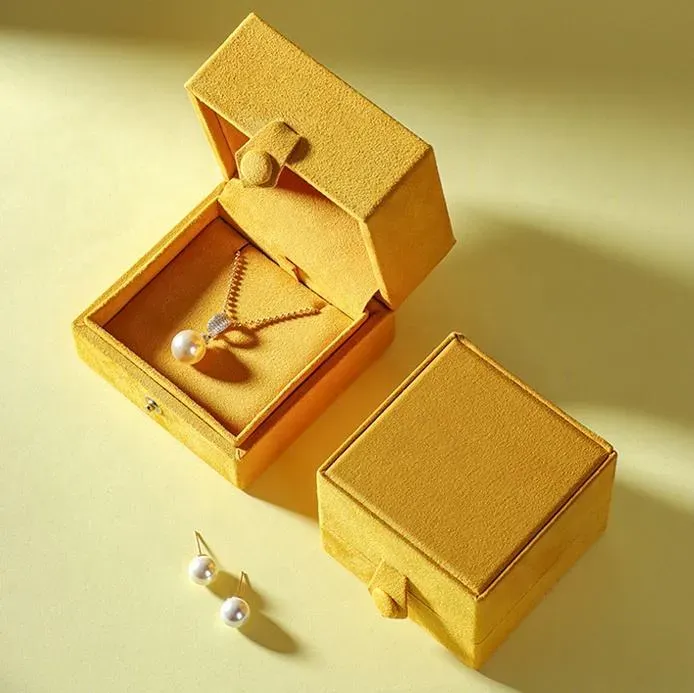 Best Microfiber Jewelry Earrings Necklace Holder Box For Necklaces