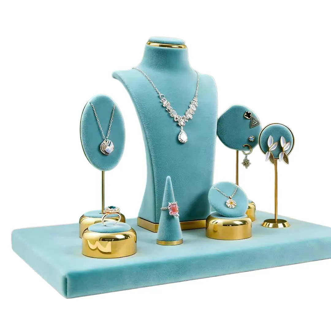displaying necklaces for sale